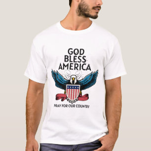 Camiseta Dios bendiga a los hombres estadounidenses