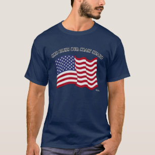Camiseta Dios bendiga a nuestra guardia costera con la band
