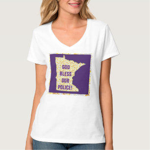 CAMISETA ¡DIOS BENDIGA A NUESTRA POLICÍA!
