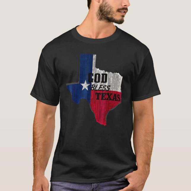 Camiseta Dios bendiga a Texas Orgulloso e impresionante Ohi (Anverso)