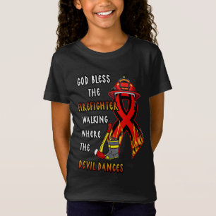 Camiseta Dios bendiga al bombero