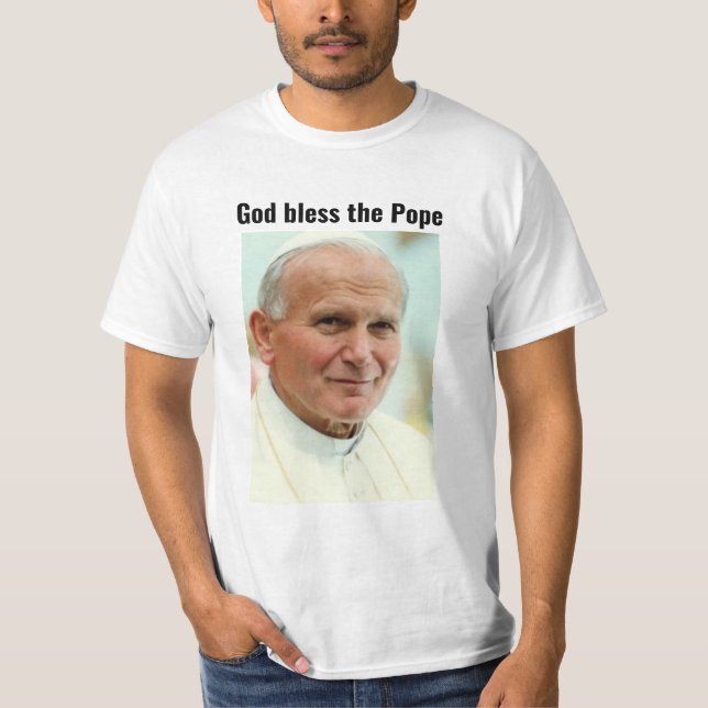 CAMISETA DIOS BENDIGA AL PAPA (Anverso)