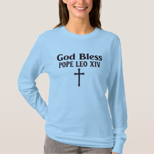 Camiseta Dios bendiga al Papa León XIV