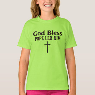 Camiseta Dios bendiga al Papa León XIV