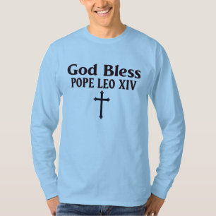 Camiseta Dios bendiga al Papa León XIV