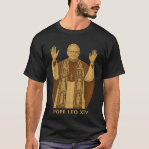 Camiseta Dios bendiga al Papa León Xiv Papa León Xiv