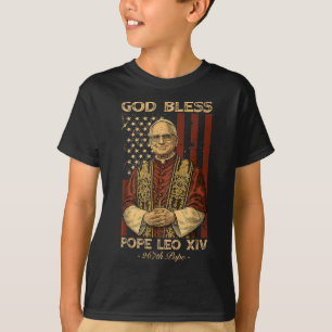 Camiseta Dios bendiga al Papa León Xiv Robert Francis Prevo