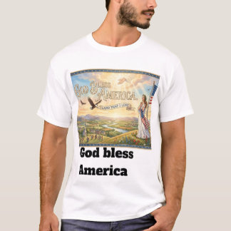 Camiseta Dios Bendiga América
