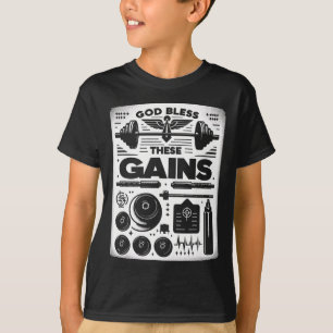 Camiseta Dios Bendiga Estos Ganancias La Construcción Del C