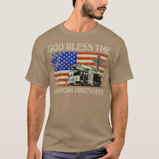 Camiseta Dios bendiga la bandera estadounidense contra ince