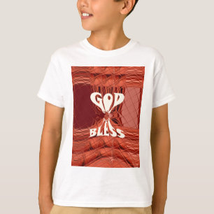 Camiseta Dios bendiga la impresión de arte