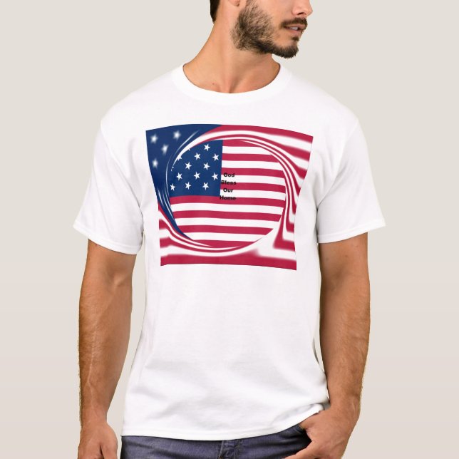 Camiseta Dios bendiga nuestra casa (Anverso)