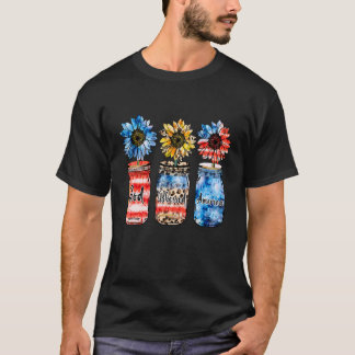 Camiseta Dios bendijo a Estados Unidos Bandera Patriótica E