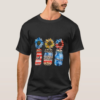 Camiseta Dios Bendijo El Girasol 4 De Julio Día De La Indep