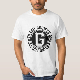 Camiseta Dios, Crecimiento, Objetivos, Gran Emblema