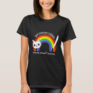 Camiseta Dios creó el autismo porque lo normal es aburrir e