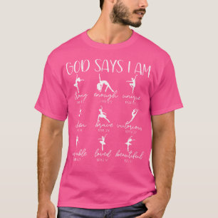 Camiseta Dios cristiano dice que soy la Biblia versus la bo