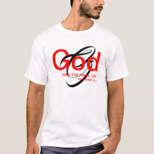 Camiseta DIOS Cristianos FINAL DECIR Personalizado Monogram