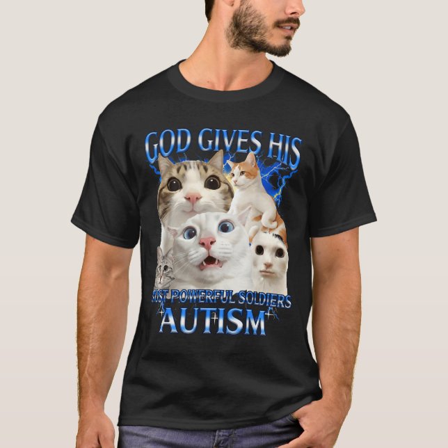Camiseta Dios da a sus soldados más poderosos conciencia de (Anverso)