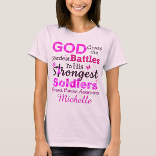 Camiseta Dios Da las Batallas más Duras