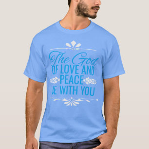 Camiseta Dios de amor y paz Biblia cristiana de fe