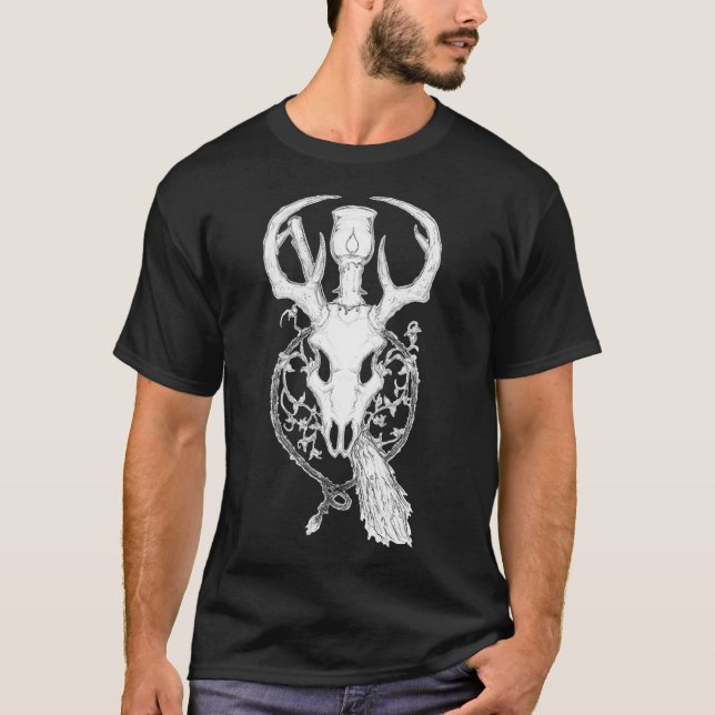 Camiseta Dios de cuernos (Anverso)