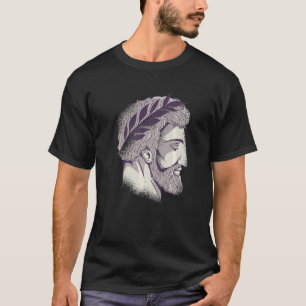 Camiseta Dios de la cabeza romana del Monte Olimpo