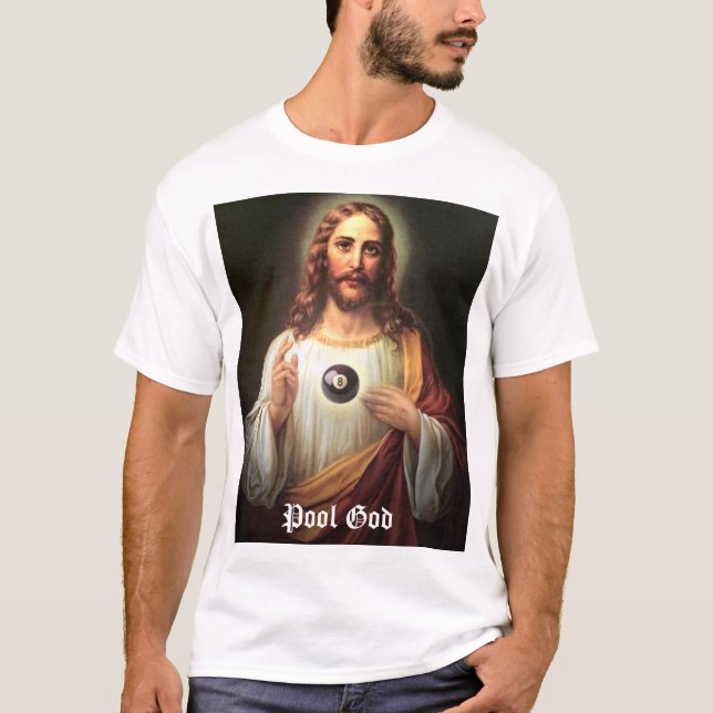 Camiseta Dios de la piscina (Anverso)