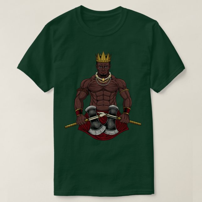 Camiseta Dios de la religión yoruba Aganju (Diseño del anverso)