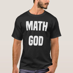 Camiseta Dios de las matemáticas