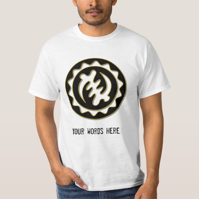 Camiseta Dios de Nyame YE Ohene el | es símbolo del rey (Anverso)