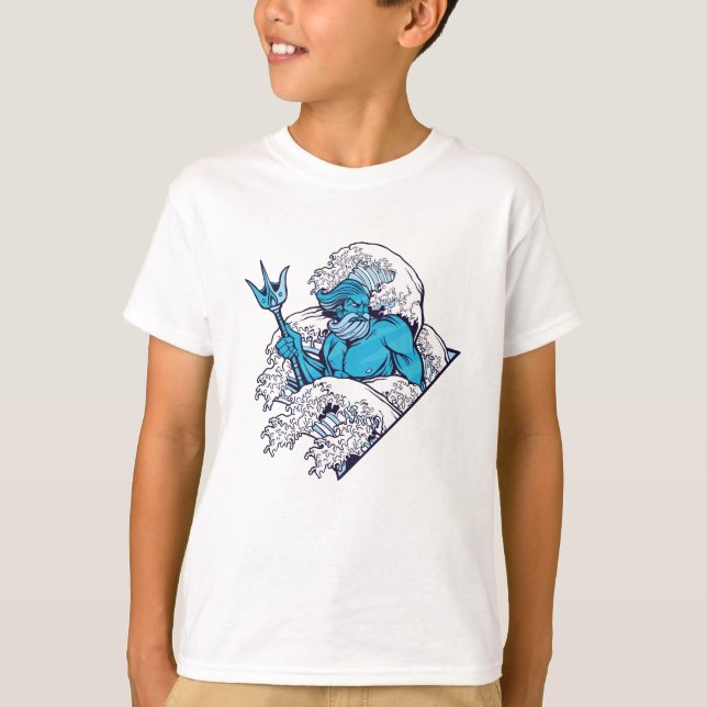Camiseta Dios de Poseidon (Anverso)