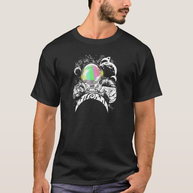 Camiseta dios del astronauta (Anverso)
