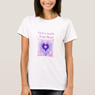 Camiseta Dios del corazón de dios está dentro de su coraz