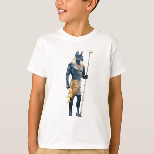 Camiseta Dios del egipcio de Anubis (Anverso)