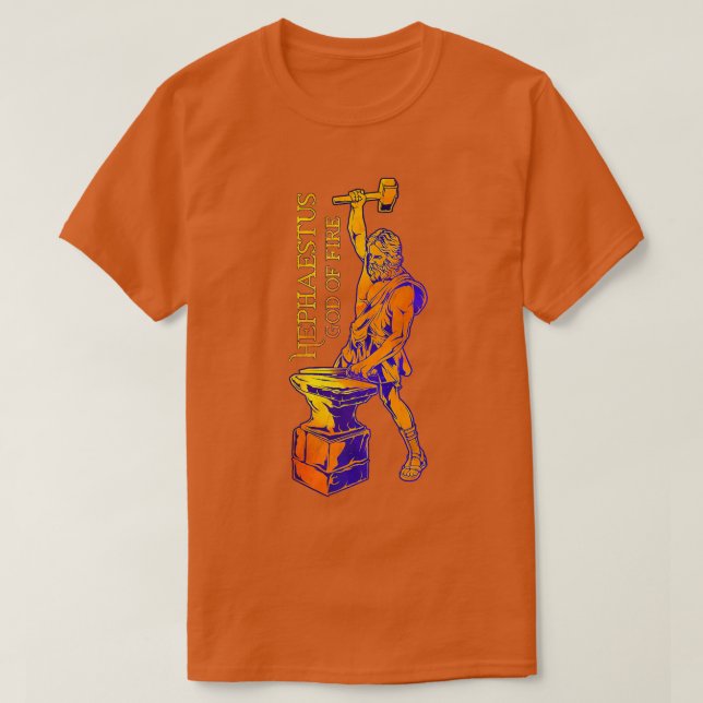 Camiseta Dios del fuegoHephaestus Premium (Diseño del anverso)