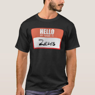 Camiseta Dios del Griego del traje de Halloween de la