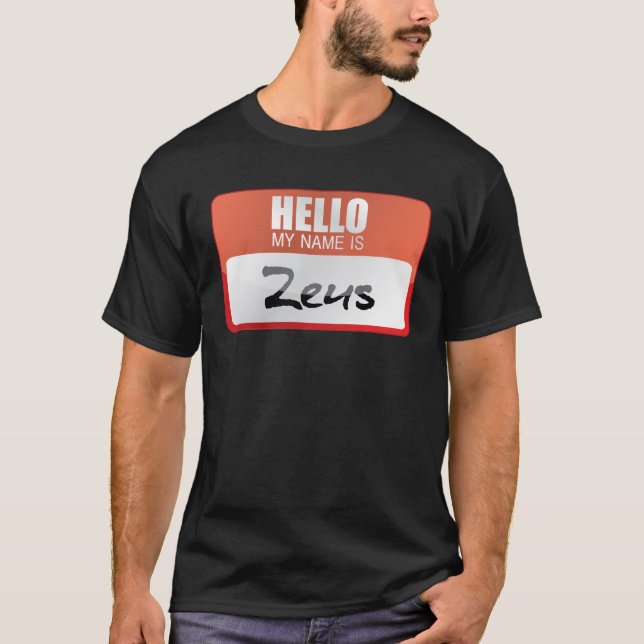 Camiseta Dios del Griego del traje de Halloween de la (Anverso)