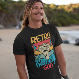 Camiseta Dios del juego retro - Videojuego