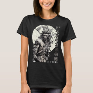 Camiseta Dios Del Mar Poseidón Mitología Griega Antigua