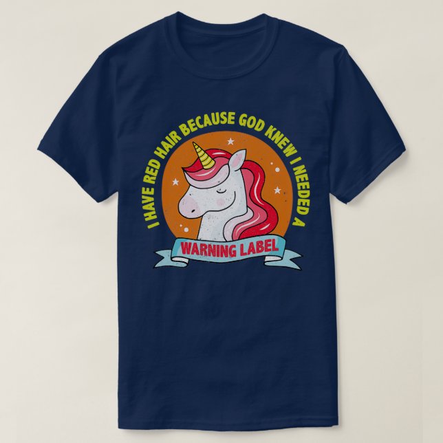 Camiseta dios del pelo rojo t (Diseño del anverso)