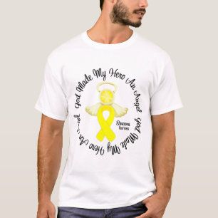 Camiseta Dios del sarcoma hizo mi héroe un ángel