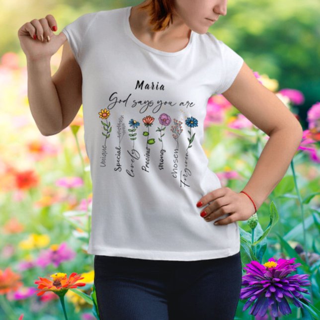 Camiseta Dios dice que eres suficiente cristiano (Subido por el creador)