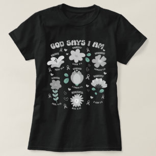 Camiseta Dios dice que soy cristiano torrente cerebral