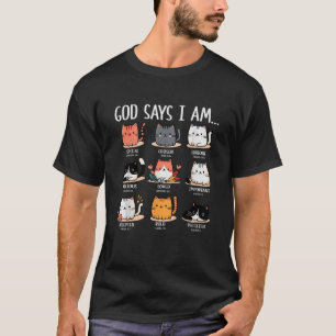 Camiseta Dios dice que soy especial elegido único querido
