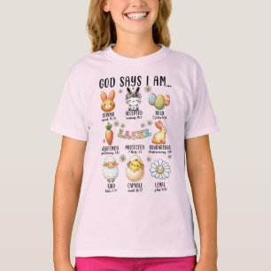 Camiseta Dios Dice Que Soy... Versión de Pascua
