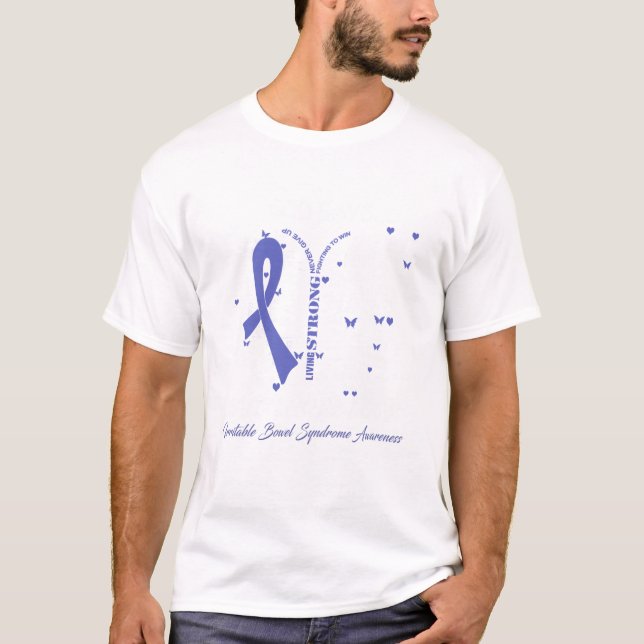 Camiseta dios diga Faith Hope ama el Irritable Síndrome Bow (Anverso)