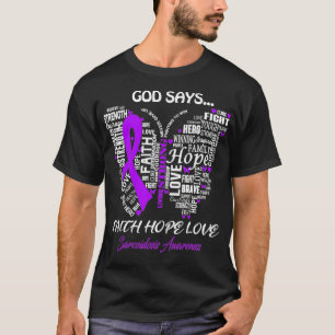Camiseta Dios diga Fe Esperanza Amar Sarcoidosis Regalo de 