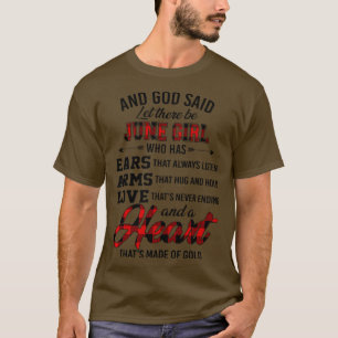 Camiseta Dios Dijo Que Haya Un Chica De Junio Que Tenga Bra