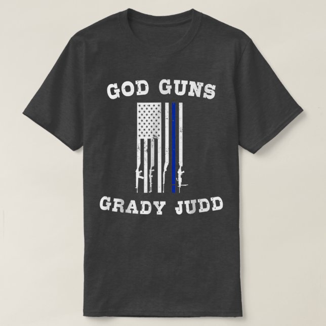 Camiseta Dios dispara a Grady Judd Bandera Estadounidense F (Diseño del anverso)